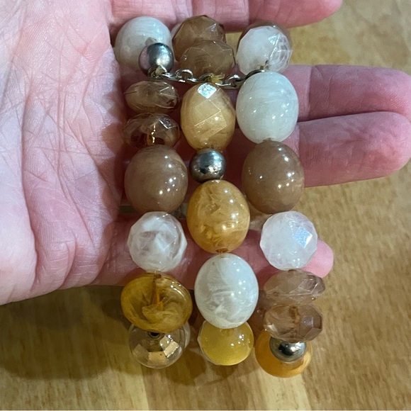 New York & Company Jewelry - Cute beaded 3 strands chunky bracelet